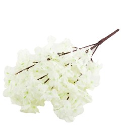 Artificial stem Japanese cherry Elegant White, 54 cm, Color White