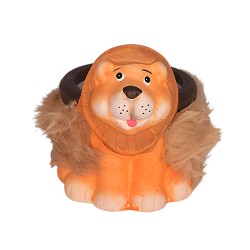 Керамична кашпа Лъвче Elegantz Lion, Керамика, 11х9.5х7 см, Многоцветен