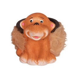 Керамична кашпа Маймунка Руми Elegantz Monkey, Керамика, 11х9.5х7 см, Многоцветен