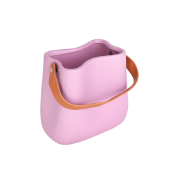 Керамична Кашпа Elegantz Gracia Bag, Керамика, Ф 17 x 8 х 16 см, Lavender