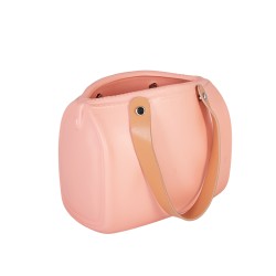  Керамична Кашпа Elegantz Pouch, Керамика, Ф 16 х 7.5 x 18.5 см, Peach