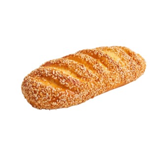 Декоративна изкуствена багета със сусам  Elegantz Baguette , Полиетилен, 27х11х7 см