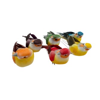 Птици за декорация Elegantz Birds  Sweety- 12 броя