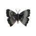 Пеперуди за декорация Elegantz Black Glitter 6 броя