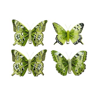 Пеперуди за декорация Elegantz Real Fly  6 броя в кутия