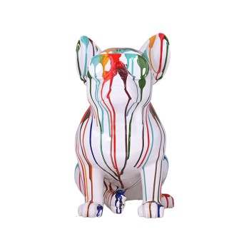 Деко Фигура Elegantz Bulldog  , 50см х40см 25см, Полирезин, Mногоцветен