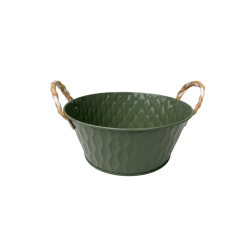 Метална кашпа Elegantz Frame Plantner Метал, Ф 10 см х 25 см, Olive