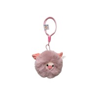 Плюшена играчка висяща Elegantz Charms Piggy; Плюш; 12 см; Pink