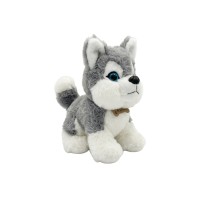Плюшено кученце Elegantz Mr. Ice; Плюш; 26х14х26см; White&Grey