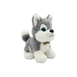 Плюшено кученце Elegantz Mr. Ice; Плюш; 26х14х26см; White&Grey