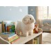 Плюшен овен Elegantz Funny Fluffy Ram; Плюш; 35х25х30см; White