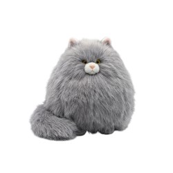 Плюшено коте Chubby Ria Elegantz Fat Cat; Плюш; 40х28х40см; Grey
