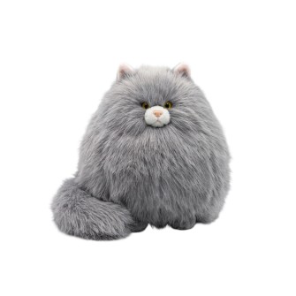 Плюшено коте Chubby Ria Elegantz Fat Cat; Плюш; 40х28х40см; Grey