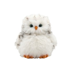 Плюшенa сова Elegantz Shaggy Snow Owl ; Плюш; 22х13х25см; White