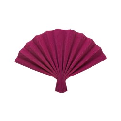 Водоустойчива плисирана флористична хартия/плат Elegantz Crimp Cloth Wrapping, 40см х 150см, Fucia