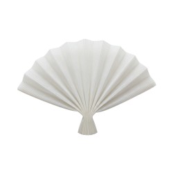 Водоустойчива плисирана флористична хартия/плат Elegantz Crimp Cloth Wrapping, 40см х 150см, White