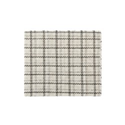 Tуид за опаковане на цветя каре Elegantz Black&White Tweed Cloth Wrapping, 48см х 153см, White