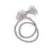 Текстилен шнур за декорация Elegantz Glitter, 180м, Сребърен