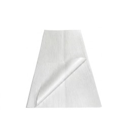 Водоустойчива разтегателна оребрена млечна хартия  Elegantz Ribbed, White