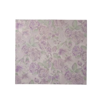 Луксозна водоустойчива опаковъчна  хартия  Elegantz Flower style paper, 58см х 43см, Lavender