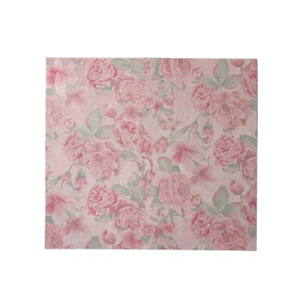 Луксозна водоустойчива опаковъчна  хартия  Elegantz Flower style paper, 58см х 43см, Pink