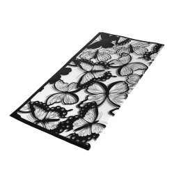 Опаковъчна хартия Elegantz butterflies (Корейска хартия), 60см х60см, Black
