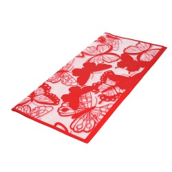 Опаковъчна хартия Elegantz butterflies (Корейска хартия), 60см х60см, Red