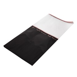 Опаковъчна хартия Elegantz Flower Love (Корейска хартия), 60см х60см, Black