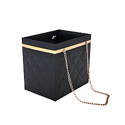 Kутия Elegantz Little Jewel Box ,15 х 18 х 10 см, Черен
