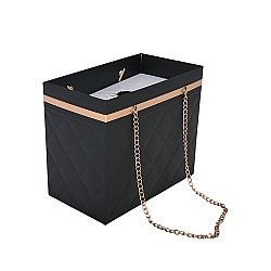 Kутия Elegantz Little Jewel Box ,15 х 16 х 12 см, Черен