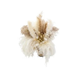 Подаръчна кутия със стъкленица и дехидратирани цветя Elegantz Happy Day Ruscus; 35х16 х7.5 см
