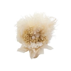 Подаръчна кутия със стъкленица и дехидратирани цветя Elegantz Happy Day Gypso; 35х16 х7.5 см