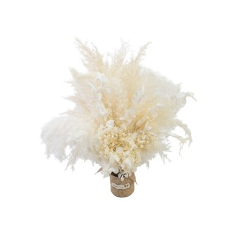 Подаръчна кутия със стъкленица и дехидратирани цветя Elegantz Happy Day Mystic; 35х16 х7.5 см