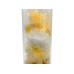 Luxury LED glass jar Elegantz Gentle Rose, White