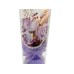 Luxury glass jar with LED Elegantz Bouquet Best Wishes, Lavender