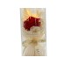 Луксозна  стъкленица с LED Elegantz Bouquet Rose Best Wishes, Red