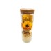 Луксозна  стъкленица с LED Elegantz Sun Flower Best Wishes, Yellow
