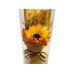 Луксозна  стъкленица с LED Elegantz Sun Flower Best Wishes, Yellow