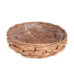 Кашпа от ратан  Elegantz Llano, Ратан, 8 х 19.5, Кафяв