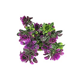 Изкуствена зеленина Elegantz  Mustard Mix, 28 см, Цвят Лилав
