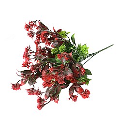 Изкуствена зеленина Elegantz Maia Mix, 30 см, Цвят Червен