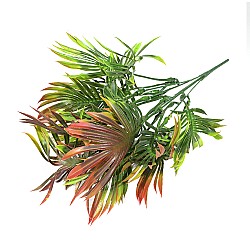 Изкуствена зеленина Elegantz Palm Leaves Mix, 34 см, Цвят Многоцветен