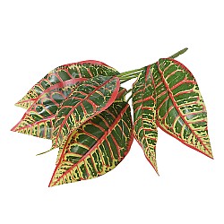 Изкуствена зеленина Elegantz  Codiaeum , 33 см, Цвят Многоцветен