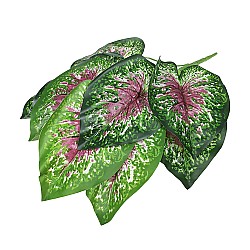 Изкуствена зеленина Elegantz Dieffenbachia Mars L, 40 см, Цвят Зелен