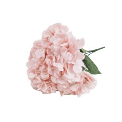  Изкуствен стрък хортензия Елеганц OPIUM, 50см, Blush Pink