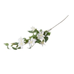 Изкуствен стрък клематис Elegantz Piilu, 140 см, White