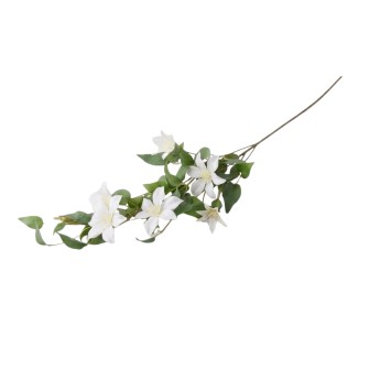 Artificial clematis stem Elegantz Piilu, 140 cm, White