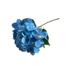 Artificial hydrangea stem Elegantz Single Stemp, 62 cm, Blue