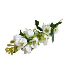 Artificial Campanula stalk Elegantz Medium, 85 cm, White