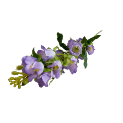 Artificial Campanula stalk Elegantz Medium, 85 cm, Light Blue